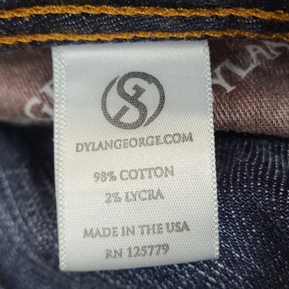 Dylan George Lucy distressed slim fit ankle zip jeans size 30 - Picture 7 of 12